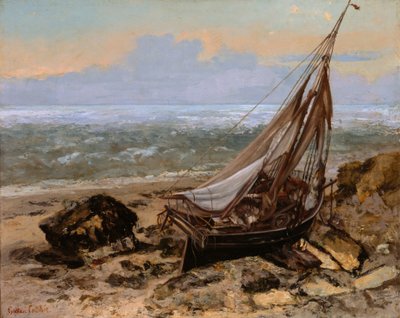 The Fishing Boat by Gustave Courbet